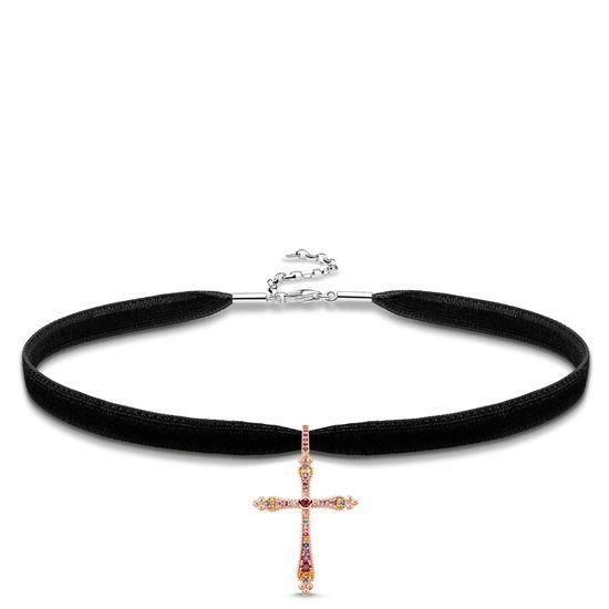 Thomas Sabo Királyi kereszt choker szett SET0298-395-7