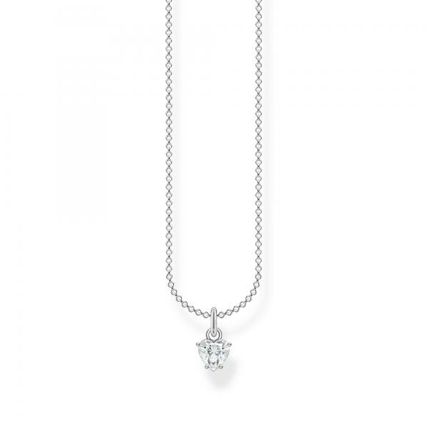 Thomas Sabo Kis cirkónia szív medál ezüst láncon SCKE150325