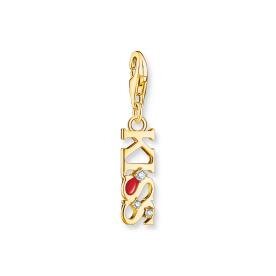 Thomas Sabo Kiss aranyozott ezüst charm 2067-565-10