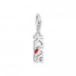 Thomas Sabo Kiss ezüst charm cirkóniával 2066-041-10