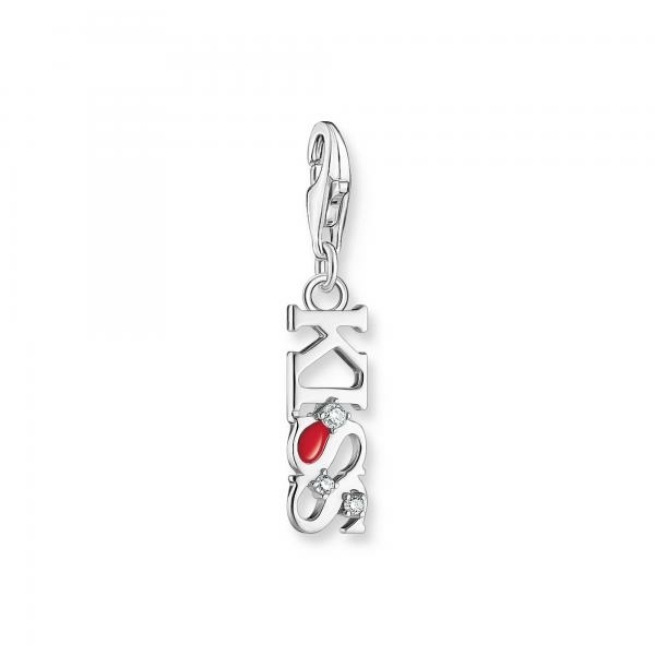 Thomas Sabo Kiss ezüst charm cirkóniával 2066-041-10