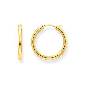 Thomas Sabo Klasszikus nagy széles karika aranyozott ezüst fülbevaló CR745-413-39