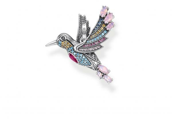 Thomas Sabo Kolibri közepes ezüst medál színes kövekkel PE905-342-7