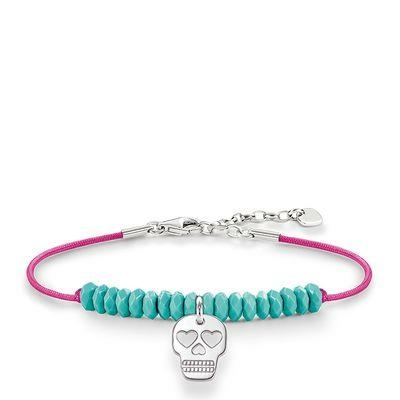 Thomas Sabo Koponya karkötő türkizzel - Love Bridge LBA0078-905-17