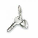 Thomas Sabo Kulcs szívvel ezüst charm 0349-001-12