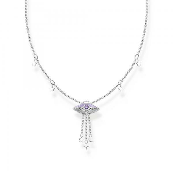 Thomas Sabo Lila ufo ezüst nyaklánc KE2197-041-21-L45v
