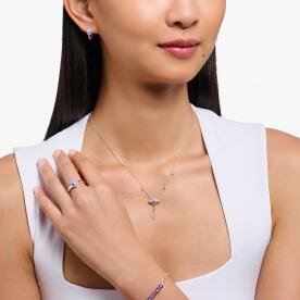 Thomas Sabo Lila ufo ezüst nyaklánc KE2197-041-21-L45v