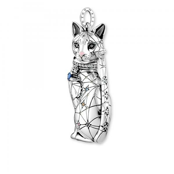 Thomas Sabo Macska ezüst medál színes kövekkel PE857-340-7