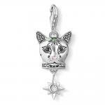 Thomas Sabo Macskafej ezüst charm színes kövekkel 1820-845-7
