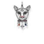 Thomas Sabo Macskafej ezüst medál színes kövekkel PE856-340-7