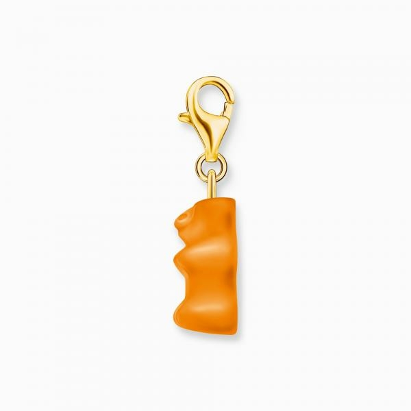 Thomas Sabo Narancssárga Haribo gumi maci charm 2186-413-8