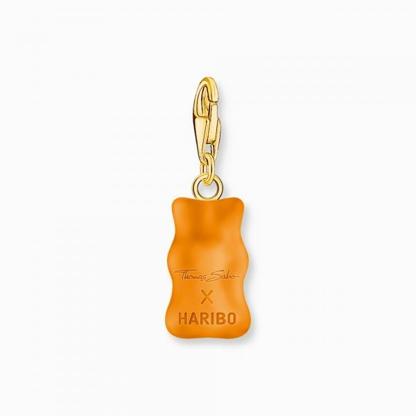 Thomas Sabo Narancssárga Haribo gumi maci charm 2186-413-8