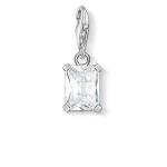 Thomas Sabo Négyszögletes kő ezüst foglalatban charm 1849-051-14