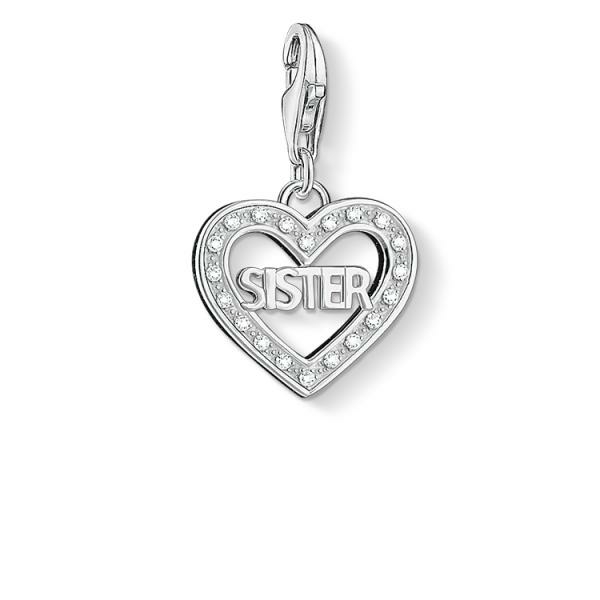 Thomas Sabo Nővér ezüst charm cirkóniával 1266-051-14