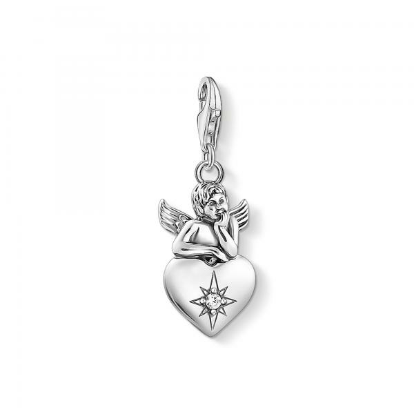 Thomas Sabo Őrangyal szívvel ezüst charm 1735-643-14