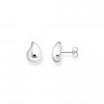Thomas Sabo Organikus csepp formájú kis ezüst fülbevaló H2303-001-21
