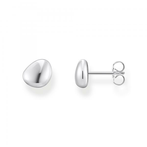 Thomas Sabo Organikus formájú bedugós ezüst fülbevaló H2307-001-21