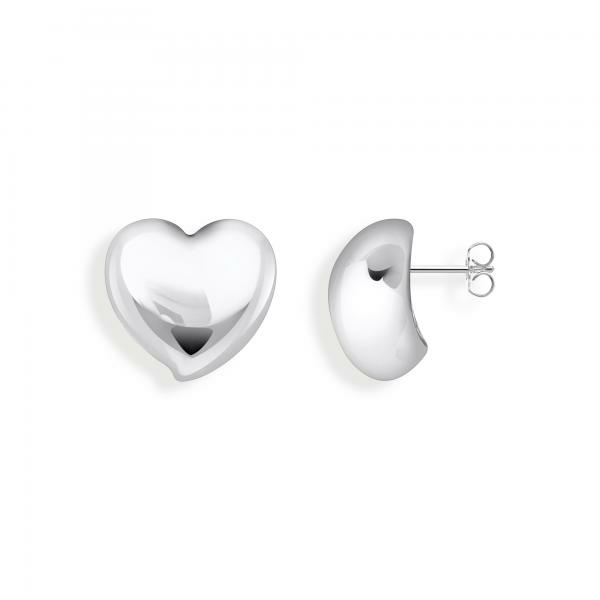 Thomas Sabo Organikus szív formájú ezüst fülbevaló H2302-001-21