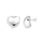 Thomas Sabo Organikus szív formájú ezüst fülbevaló H2302-001-21