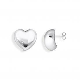 Thomas Sabo Organikus szív formájú ezüst fülbevaló H2302-001-21