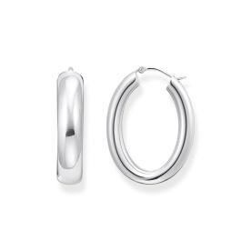 Thomas Sabo Ovális ezüst karika fülbevaló CR739-001-21