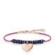 Thomas Sabo Pink szív karkötő - Love Bridge LBA0081-906-1