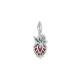 Thomas Sabo Piros eper ezüst charm 1877-667-7