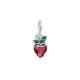Thomas Sabo Piros eper ezüst charm 1877-667-7