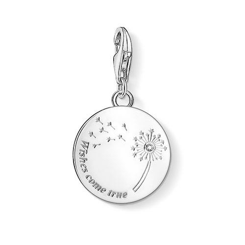 Thomas Sabo Pitypang ezüst charm cirkóniával 1457-051-21