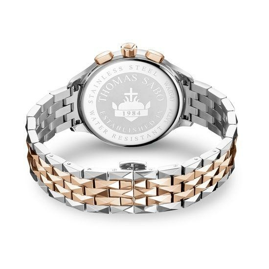 Thomas Sabo Rebel at heart chronograph rozé női óra WA0347-277-201-38