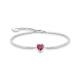 Thomas Sabo Romantikus piros szív ezüst karkötő A2188-013-10-L19V