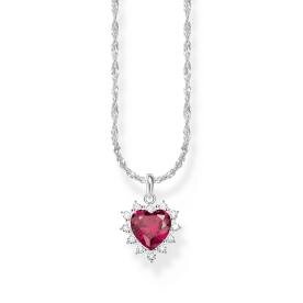 Thomas Sabo Romantikus piros szív ezüst nyaklánc KE2305-013-10-L45V