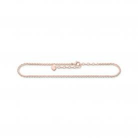Thomas Sabo Rozé arannyal bevont ezüst csavart bokalánc AK0035-415-40-L27v