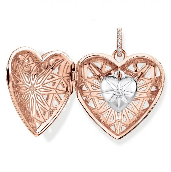 Thomas Sabo Rozé nyitható szív medál PE861-416-14