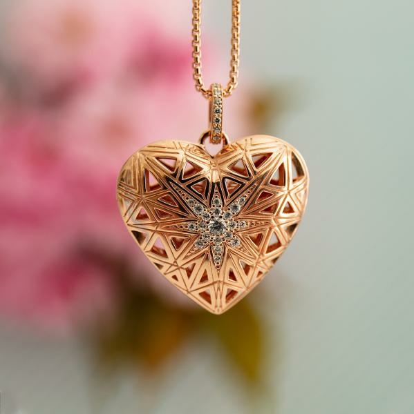 Thomas Sabo Rozé nyitható szív medál PE861-416-14