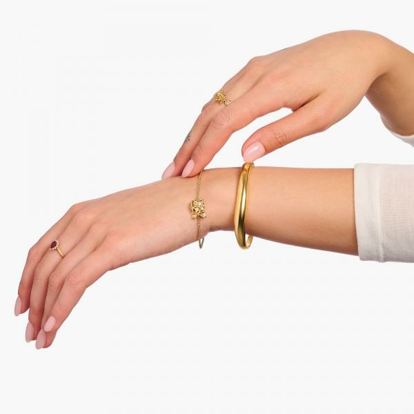 Thomas Sabo Rózsák románca aranyozott ezüst karkötő A2175-414-39-L19v