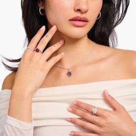 Thomas Sabo Rózsák románca ezüst nyaklánc KE2302-691-10-L45v