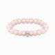 Thomas Sabo Rózsakvarc gumis karkötő charmtartóval 