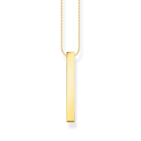 Thomas Sabo Sokszínű csiszolt köves aranyozott ezüst nyaklánc KE2146-996-7-L45V
