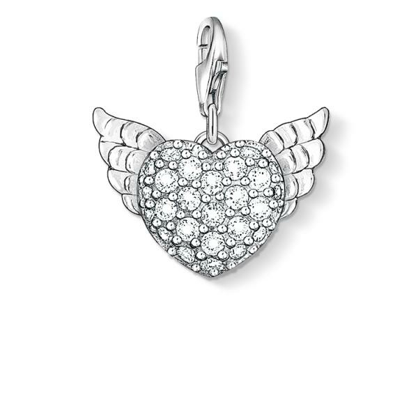 Thomas Sabo Szárnyas szív ezüst charm 0626-051-14