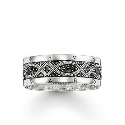 Thomas Sabo Szerelem  csomó ezüst gyűrű cirkóniával 