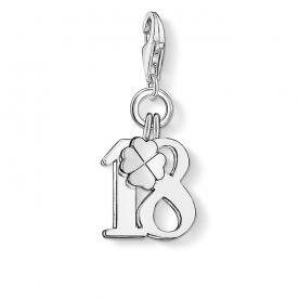 Thomas Sabo Szerencse szám 18 ezüst charm 0473-001-12