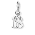 Thomas Sabo Szerencse szám 18 ezüst charm 0473-001-12