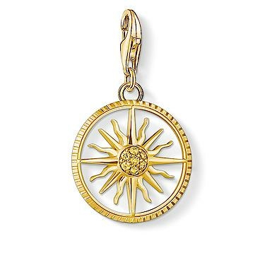 Thomas Sabo Szikrázó nap arany charm 1765-414-4