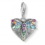 Thomas Sabo Szitakötő szívben ezüst charm 1811-964-7