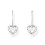 Thomas Sabo Szív alakú beakasztós ezüst fülbevaló H2292-051-14