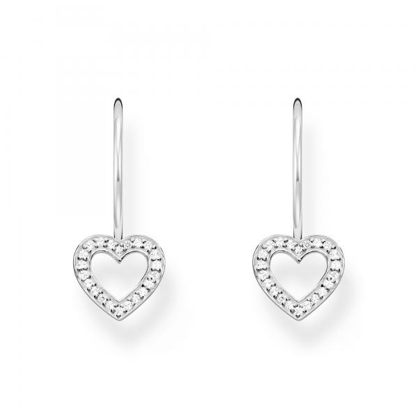 Thomas Sabo Szív alakú beakasztós ezüst fülbevaló H2292-051-14