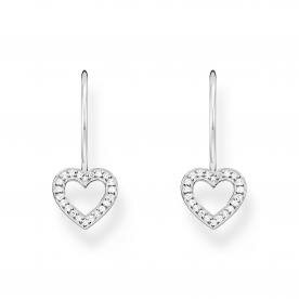 Thomas Sabo Szív alakú beakasztós ezüst fülbevaló H2292-051-14