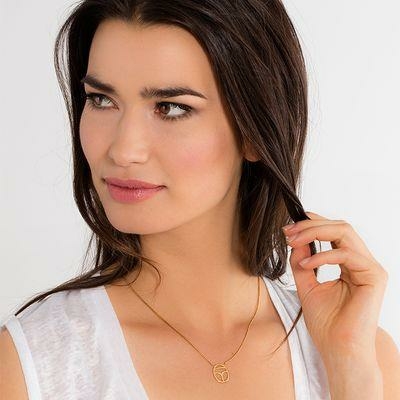 Thomas Sabo Szkarabeusz ezüst nyaklánc 18K arannyal bevonva KE1522-413-12-45