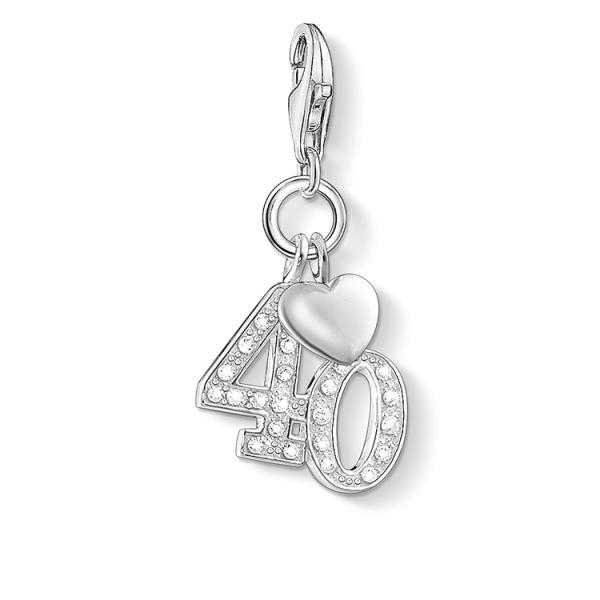 Thomas Sabo Születésnap 40 ezüst charm cirkóniával 1239-051-14